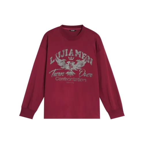 LUJIAMEN Красный Унисекс T-рубашки