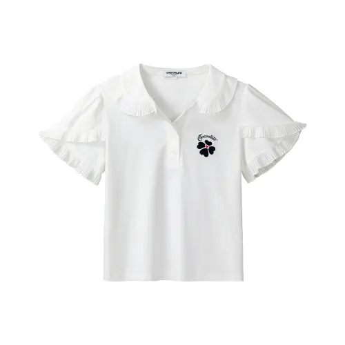 CHOCOOLATE Белый Женские T-рубашки