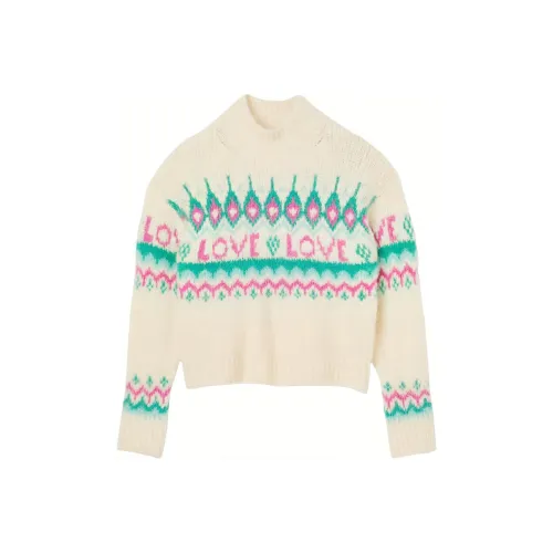 SANDRO Бежевые Женские Свитеры