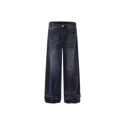 GY.VG Blue Unisex Jeans GY.VG Синий Унисекс Джинсы
