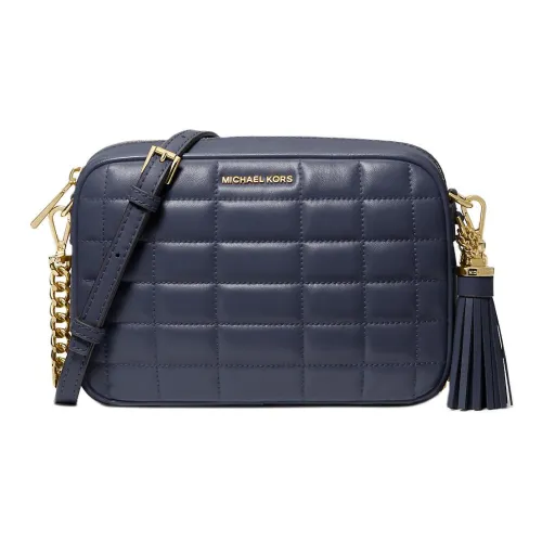 MICHAEL KORS Jet Set Кожа Сумка через плечо Средняя Женская Морской синий