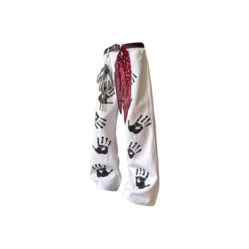 WOBR Белый[SDH] Унисекс Джинсы