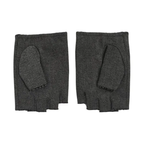 KARL LAGERFELD Деним Перчатки Унисекс Серый