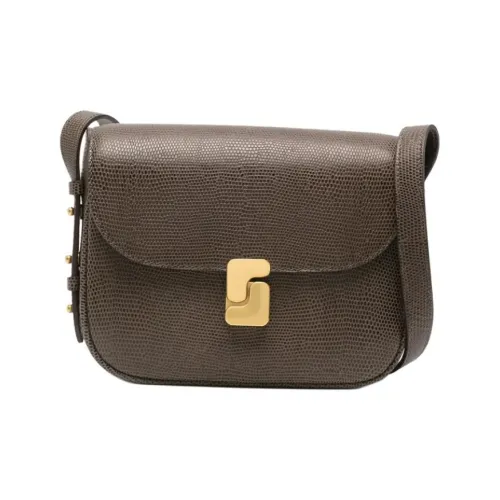 SOEUR Телячья кожа Сумка через плечо Стандартная Женская Зеленая