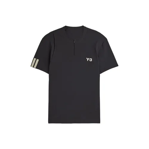 Y 3 Черные Мужские T-Рубашки