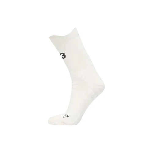 Y 3 White Unisex MID Shin Носки
