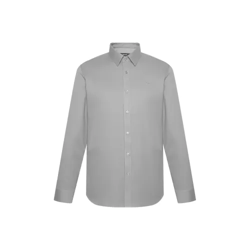 LESS IS MORE Светло-серый 24QZC2112Y Мужская рубашка