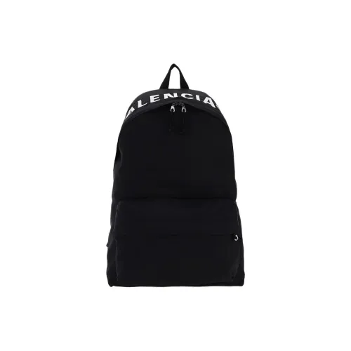 Balenciaga Нейлоновый рюкзак унисекс черного цвета