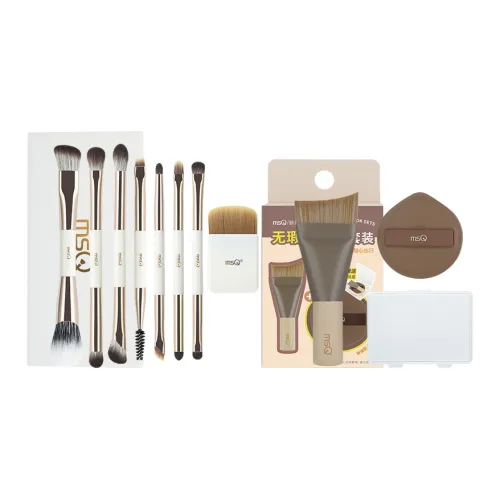 MSQ Тридцать процентов Тени для век Щетка Хлопковая конфета Основа Макияж CP Комбинация Портативный Основа Смешанный Мягкий Details