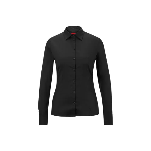 Hugo Boss Черные Женские Рубашки