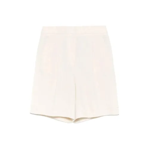 PESERICO Белые Повседневные Шорты для Женщин