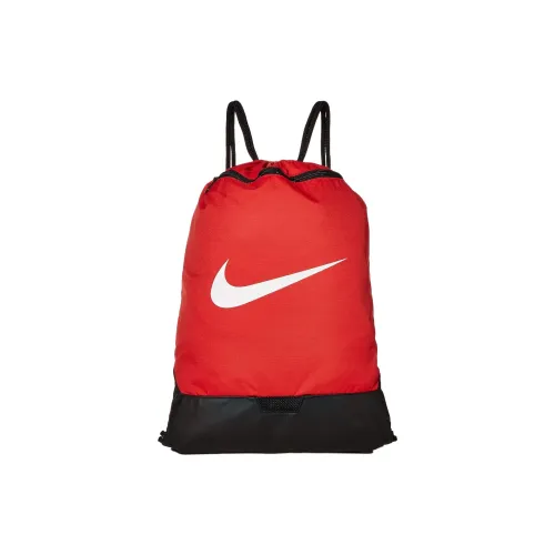 Nike Brasilia Полиэстер Баскетбольная Сумка Рюкзак Стандартный Унисекс Красный