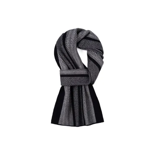 AUTOMOBILI LAMBORGHINI Кашемировая смесь Вязаные шарфы Унисекс