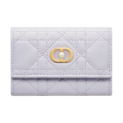 DIOR Jolie Lambskin Wallet Women's Light Purple