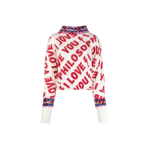 PHILOSOPHY DI LORENZO SERAFINI Многоцветные Женские Свитера