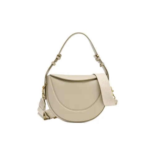 ZARA Полиуретан Одно Плечо Сумка Женская Тауповая