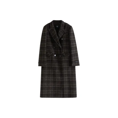 FANSILANEN Зеленый кофейный женский пальто