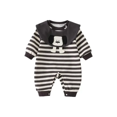 XiaoJinBu Темно-серый Детский Комбинезоны Ползунки