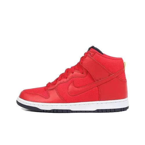 Nike Dunk High Топ Скейтборд Кроссовки Мужские Красные
