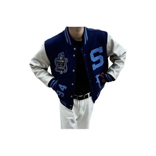 UPWARD LAB Темно-синие унисекс куртки