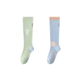 [2 упаковки/Ночные Светоотражающие Спортивные носки] Светло-зеленый + Синий