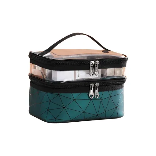 TLXT Косметичка Большая емкость Женская Новинка Премиум Двойной слой Косметический мешок Портативный Путешествие Туалет