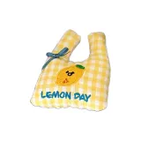 Желтая-Лимонная плюшевая подвеска для сумки