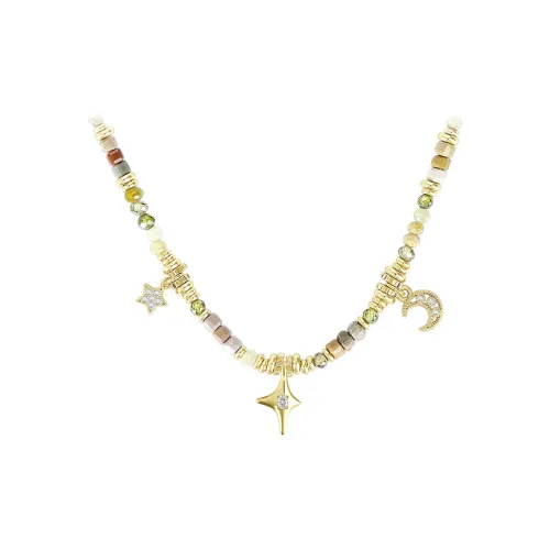 SHINE Open Country Ballad Медный Crystal Diamond Ожерелья Женские