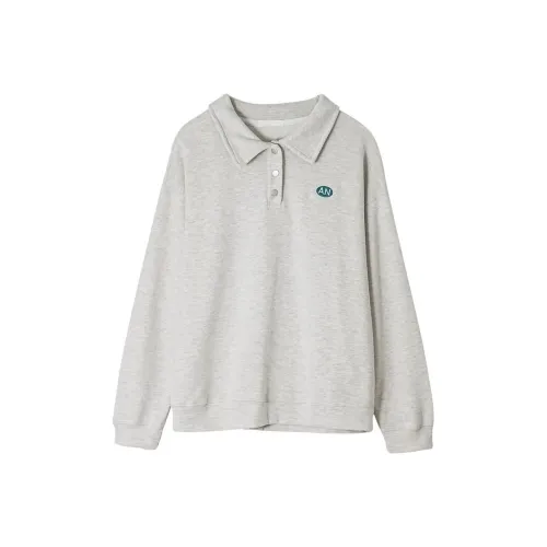 CHARM GLOW Светло-серый Женский Свитшот