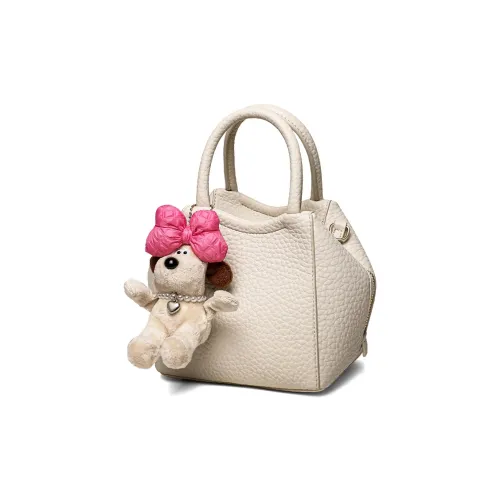 C°BANNER Коровья кожа Сумка Маленькая Женская Экрю