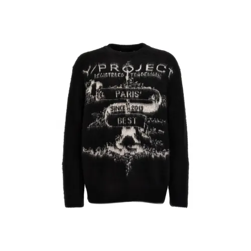 Y Project Черные Мужские Свитера