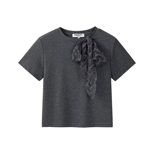 CHOCOOLATE Темно-серый Женские T-рубашки