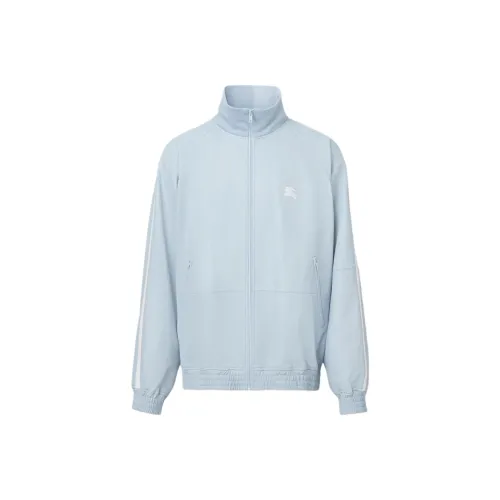 Burberry Светло-Синий Унисекс Кожаные Куртки