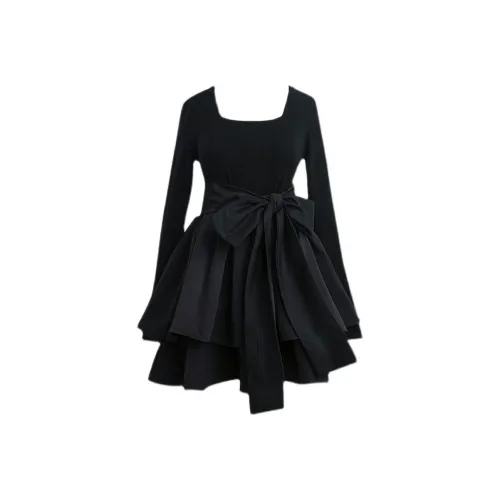 MIMOSA CHUR Длинное платье с длинными рукавами женское