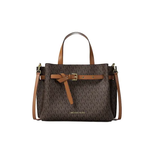MICHAEL KORS Emilla Покрытый холст Одно плечо Сумка Женские Дуб