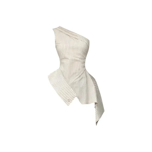 DITB Т-рубашка с оборванным рукавом женская