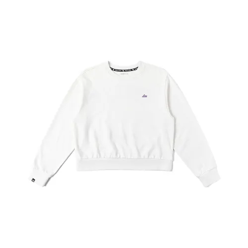 Lee Сливочный Женский Свитшот