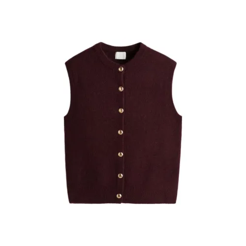 H M Бургунди Женские Майки