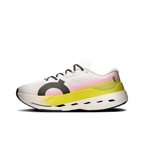 On Cloudboom Ma Беговые кроссовки Женские Белый Желтый Розовый