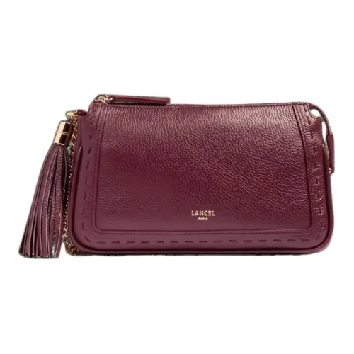 LANCEL Кожа Плечевая сумка Женская Бордовый
