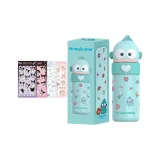 1 шт. Goo карта наклейка + половина рыбы фигурка + термос чашка 350 мл