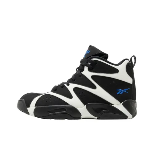 Reebok MID Топ Винтажные Баскетбольные Кроссовки Мужские Черно-Белые