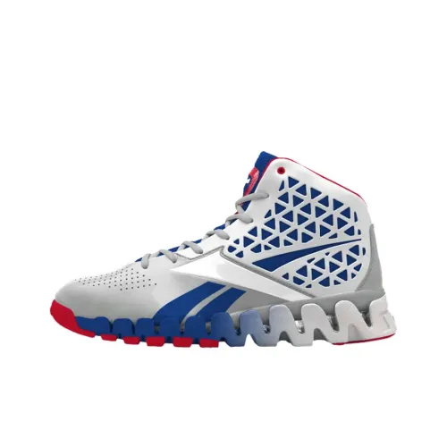 Reebok Баскетбольные кроссовки Унисекс Белый Синий Серый