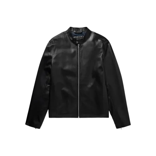 RAG BONE Мужские кожаные куртки черного цвета