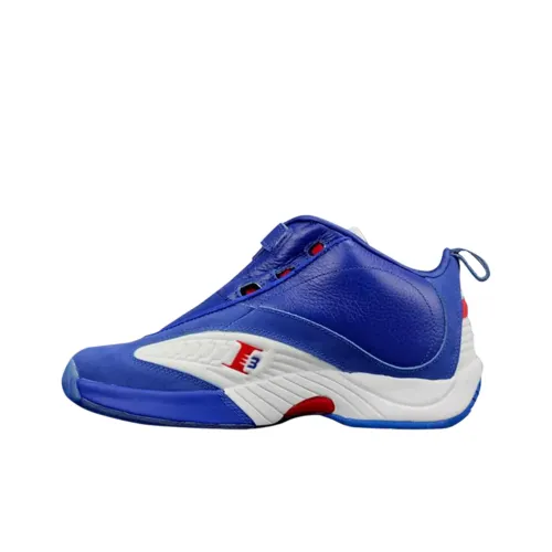 Reebok Answer4 Винтажные баскетбольные кроссовки Мужской Синий
