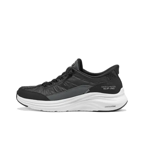Skechers Sport WOMENS визуально увеличивает рост Casual Женские Черный