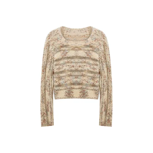 SUSANSAN Разноцветные точки Женская Трикотаж