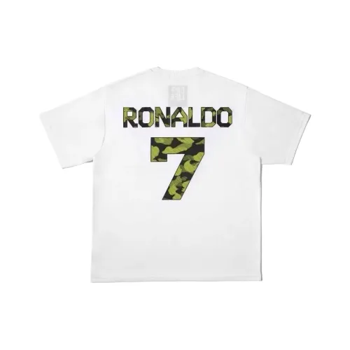 A BATHING APE x CR7 LIFE CR7 LIFE Коллаборация FW25 T-рубашка Унисекс