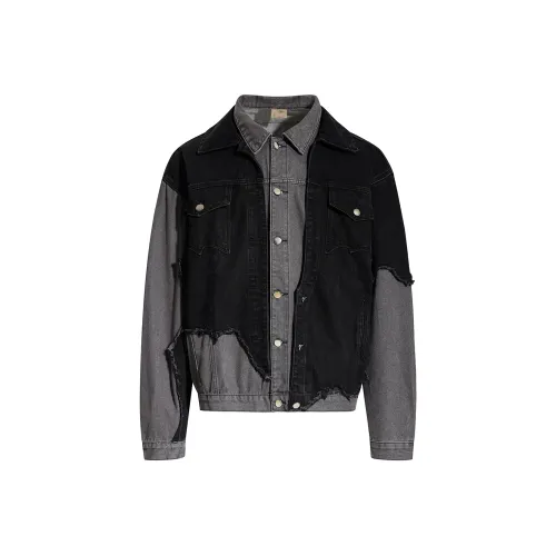 GBXM Черный Унисекс Джинсовые куртки