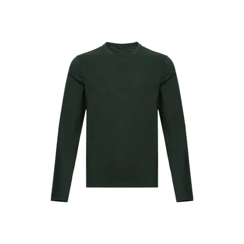 PRADA Мужские T-рубашки темно-зеленого цвета